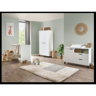 Chambre bébé compléte Evy blanc
