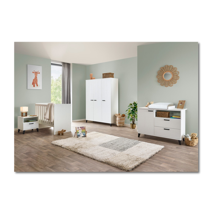 Chambre bébé compléte Evy blanc