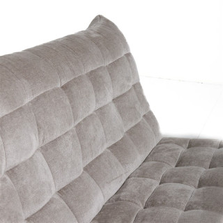 Salon d'angle Scalo orange et gris