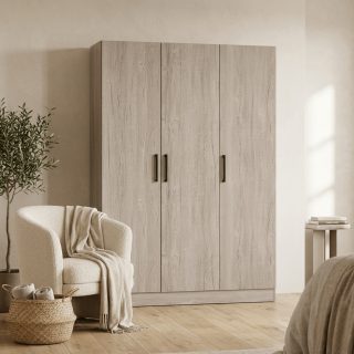 Armoire 3 portes Adam chêne bianco