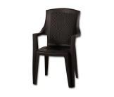 Chaise plastique EDEN anthracite