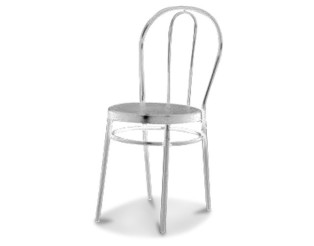 Chaise Bistrot blanc