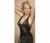 Tableau Marilyn Monroe robe noir