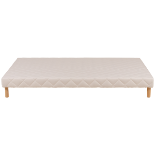 Sommier tapissier 140x200 Cansas Coutil beige