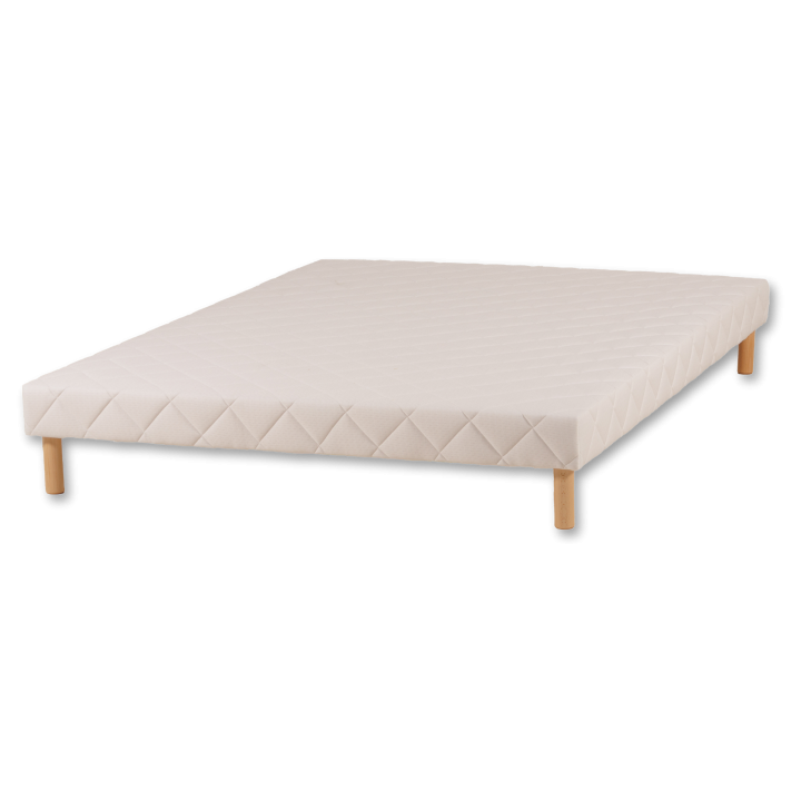 Sommier tapissier 160x200 Cansas Coutil beige