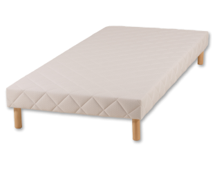 Sommier tapissier 90x200 Cansas Coutil beige