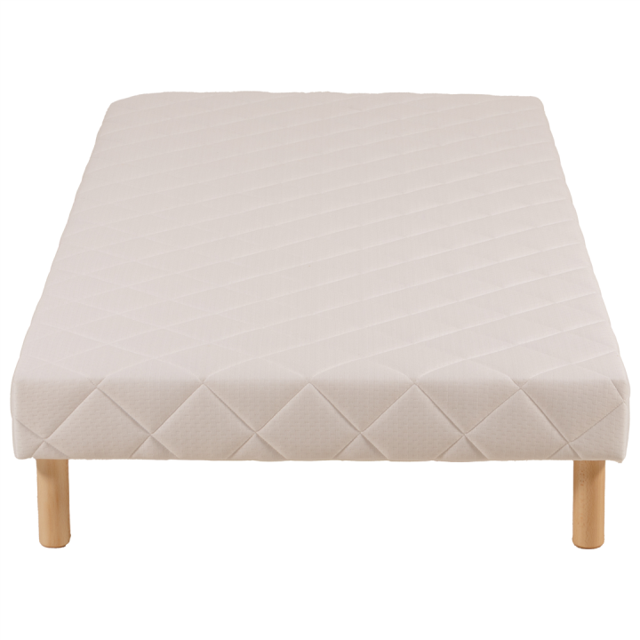 Sommier tapissier (2x) 80x200 Cansas Coutil beige