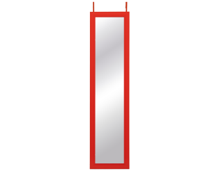 Miroir So City rouge