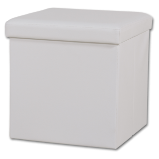 Pouf pliant FSO blanc