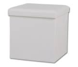 Pouf pliant FSO blanc