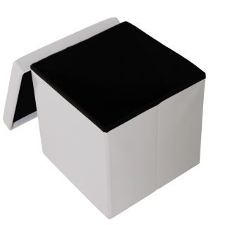 Pouf pliant FSO blanc