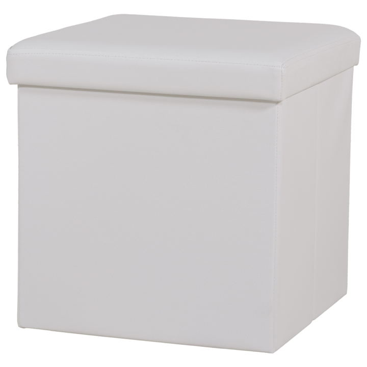 Pouf pliant FSO blanc