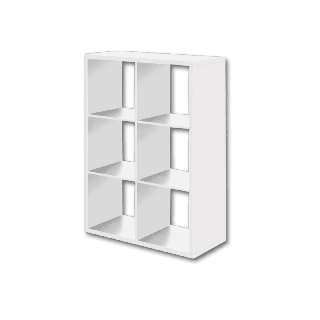 Etagère max 6 blanc
