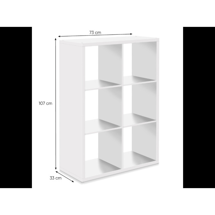 Etagère max 6 blanc