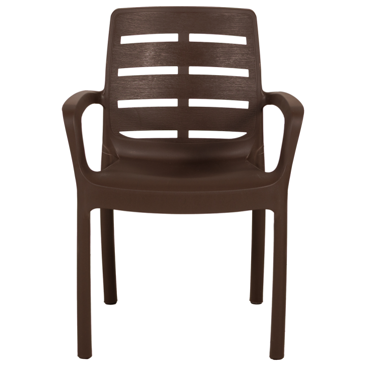 Chaise plastique Borneo moka