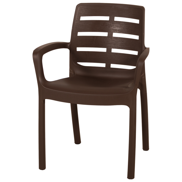 Chaise plastique Borneo moka