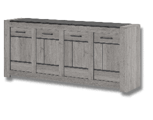 Dressoir Tom chêne gris