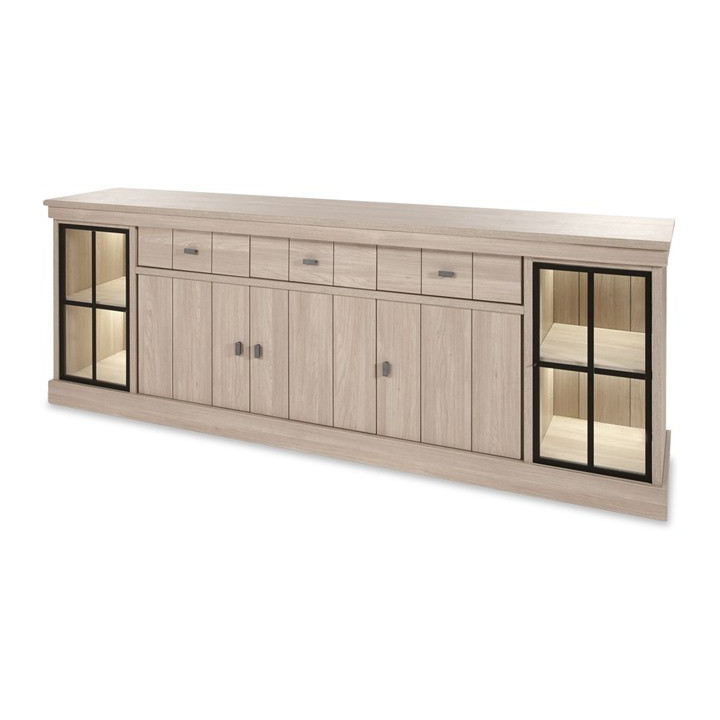 Dressoir Orange orme naturel