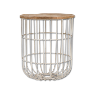 Table de salon Wooden &  Iron Coffee table 02