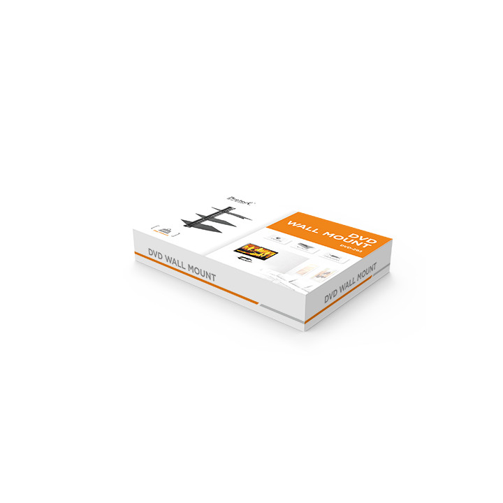 Support DVD verre noir