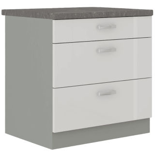 Bas 80 3T Bianka blanc
