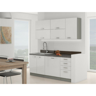 Bloc de cuisine Bianka 180cm