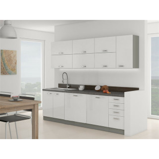 Bloc de cuisine Bianka 240cm