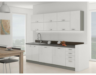 Bloc de cuisine Bianka 240cm