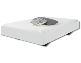 Cadre de lit 140x200 Phoenix blanc neige