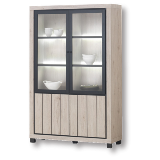 Argentier Eureka natural oak/black line