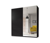 Armoire 2 portes Beta noir