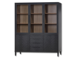 Vitrine Gamma old piano/teak