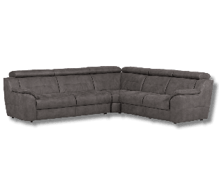Salon d'angle Mecon gris/taupe