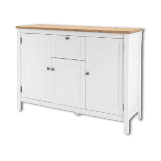 Enfilade Bergen 57 blanc/chêne artisan