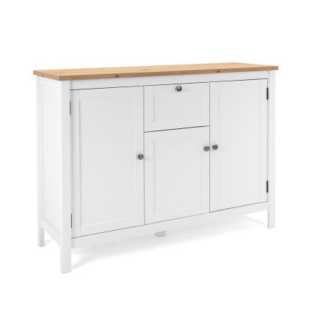 Enfilade Bergen 57 blanc/chêne artisan