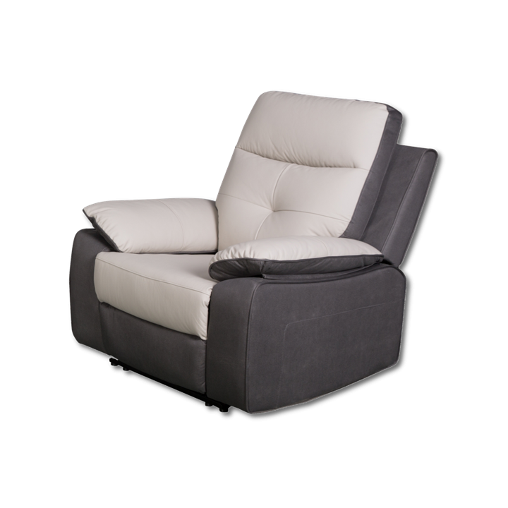 Fauteuil relax HS-6980 gris/beige