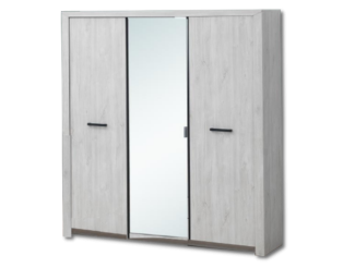 Armoire 3 portes Elvis white oak