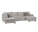 Salon d'angle gauche Split gris