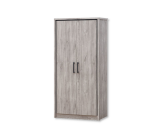 Armoire 2 portes Elias gris