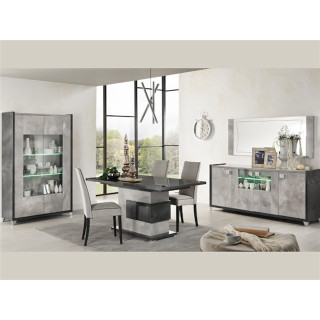 Miroir Hilton gris clair