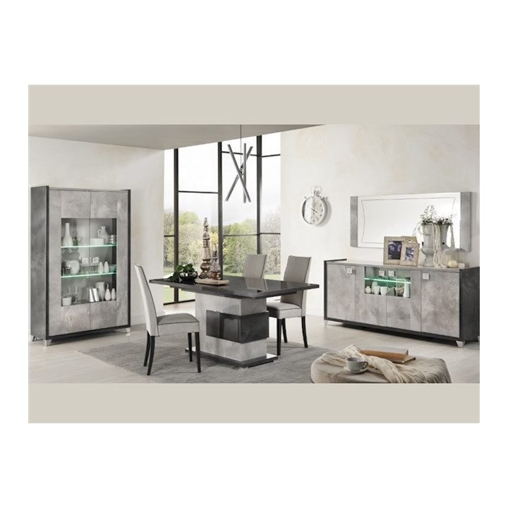 Miroir Hilton gris clair