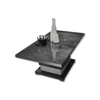 Table de salon Hilton gris clair/anthracite