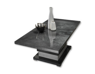 Table de salon Hilton gris clair/anthracite