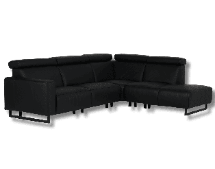 Salon d'angle Ribba noir