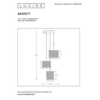 Suspension Baskett 3l 45459/03/30