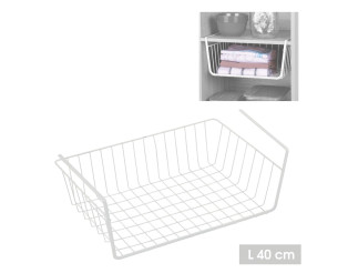 Panier de rangement La Penderie 40cm blanc