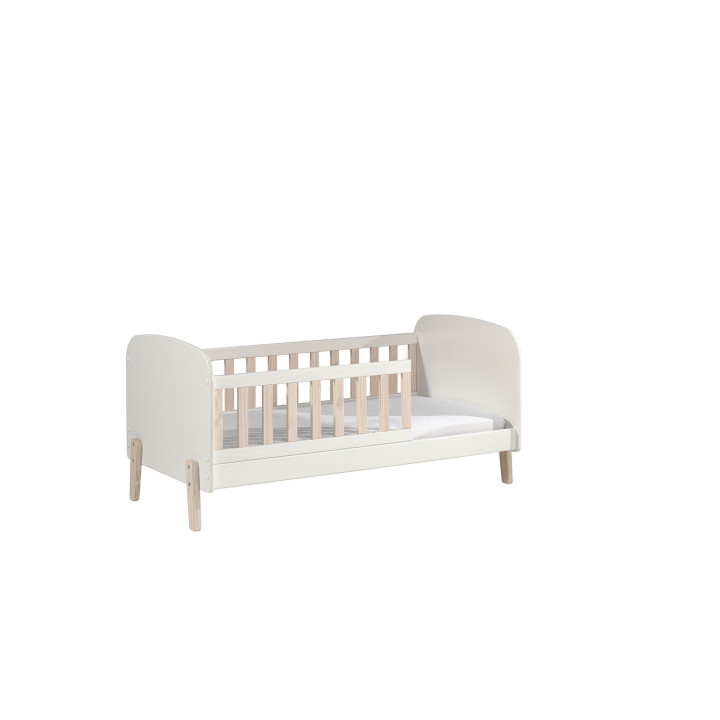 Lit 70x140 Kiddy blanc laqué
