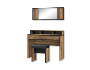 Coiffeuse + miroir + banc Jabim