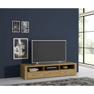 Meuble TV Portland chêne vieilli