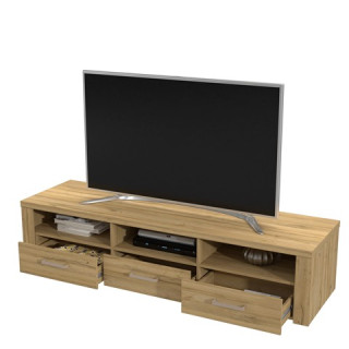 Meuble TV Portland chêne vieilli